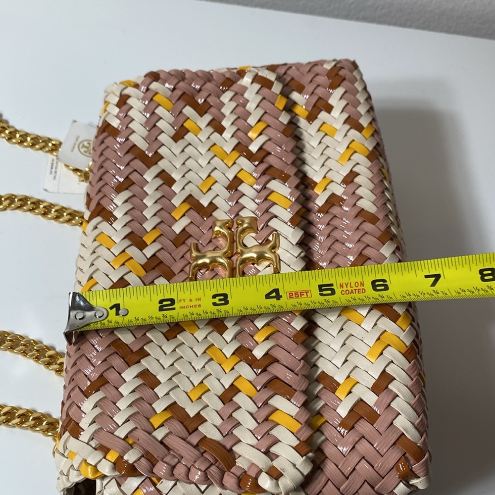 NWT Tory Burch Kira Woven Small Convertible Shoulder Bag - Picture 11 of 12